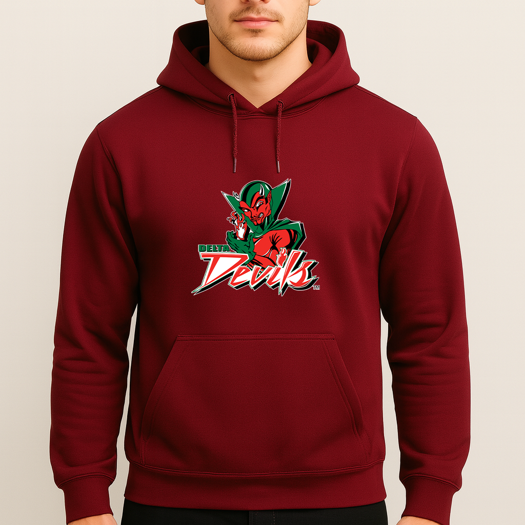 Men's MVSU Delta Devils Logo Pullover Hoodie