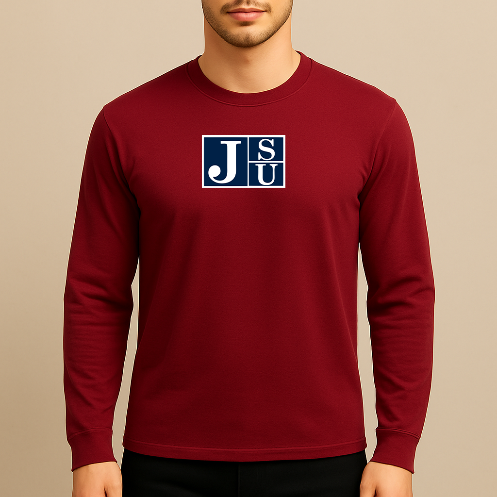 Men's Jackson State Tigers Logo Long Sleeve T-Shirt