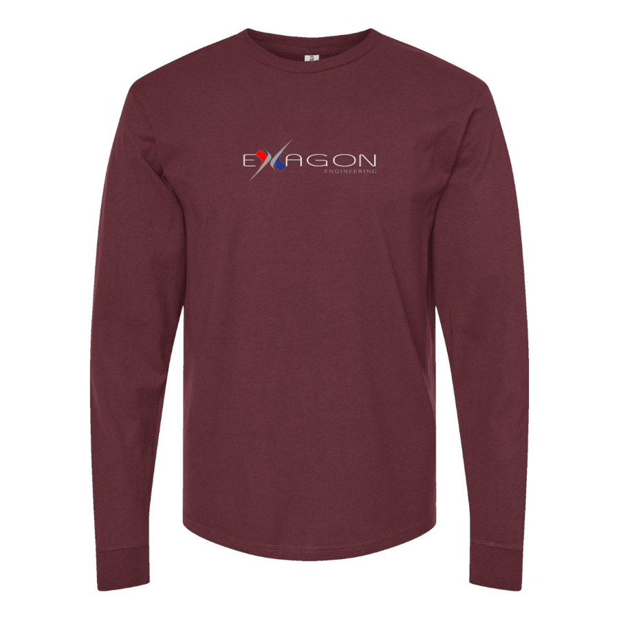 Men's Exagon Engineering Logo Long Sleeve T-Shirt