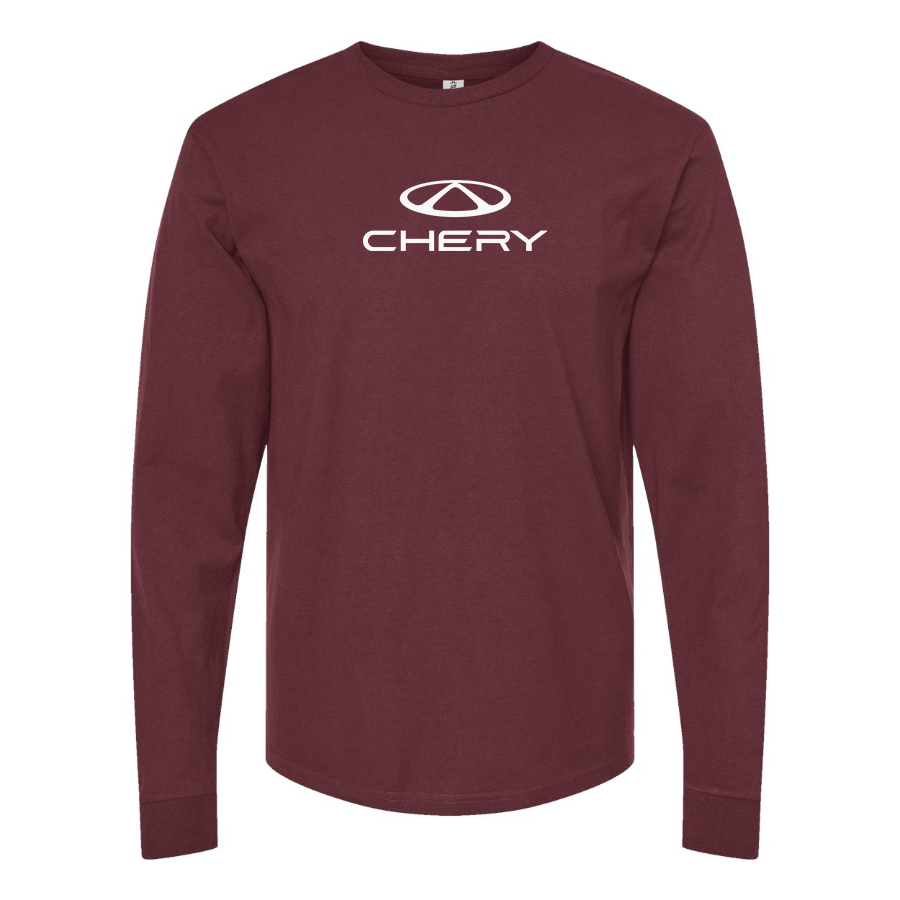 Men's Chery Logo Long Sleeve T-Shirt