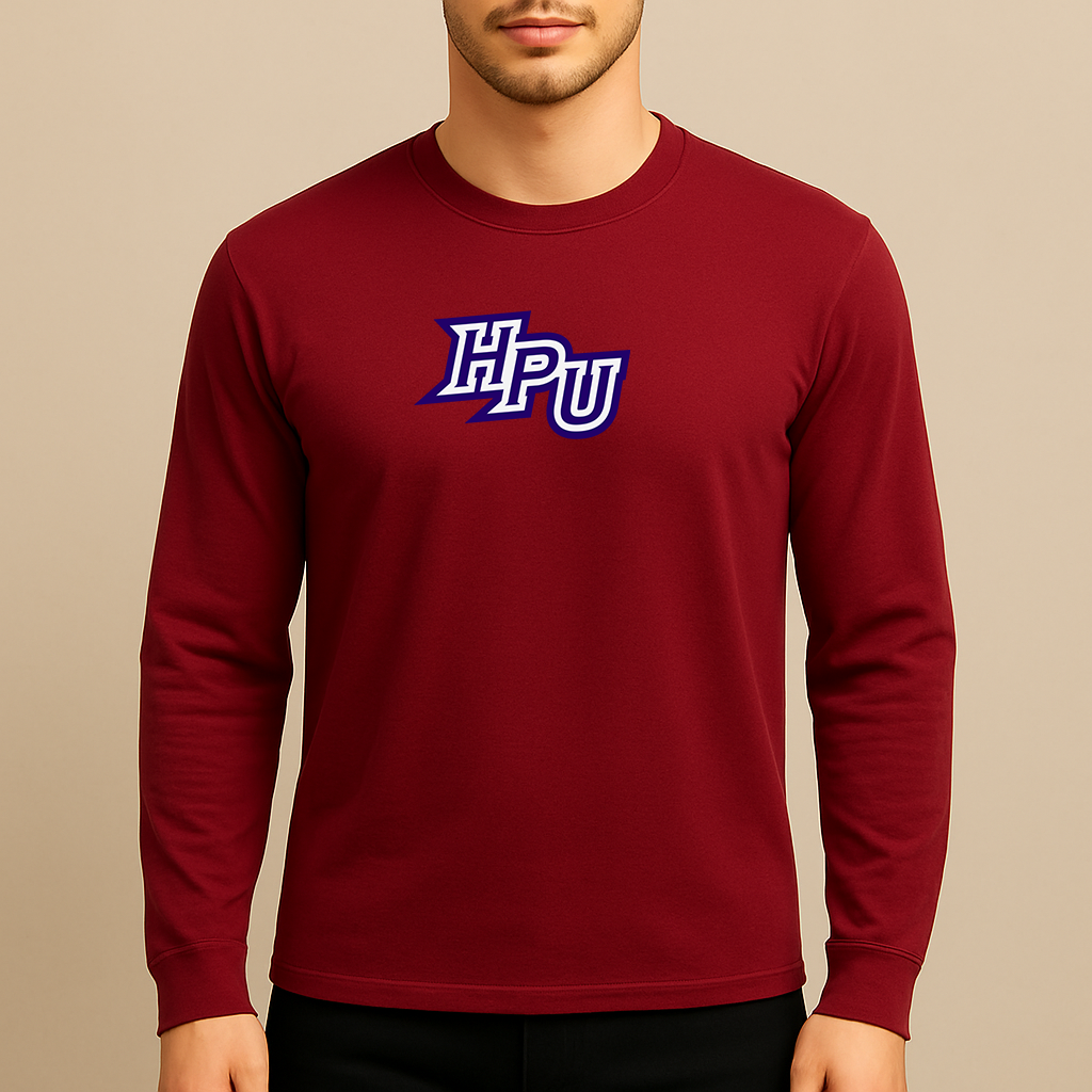 Men's High Point Panthers Logo Long Sleeve T-Shirt