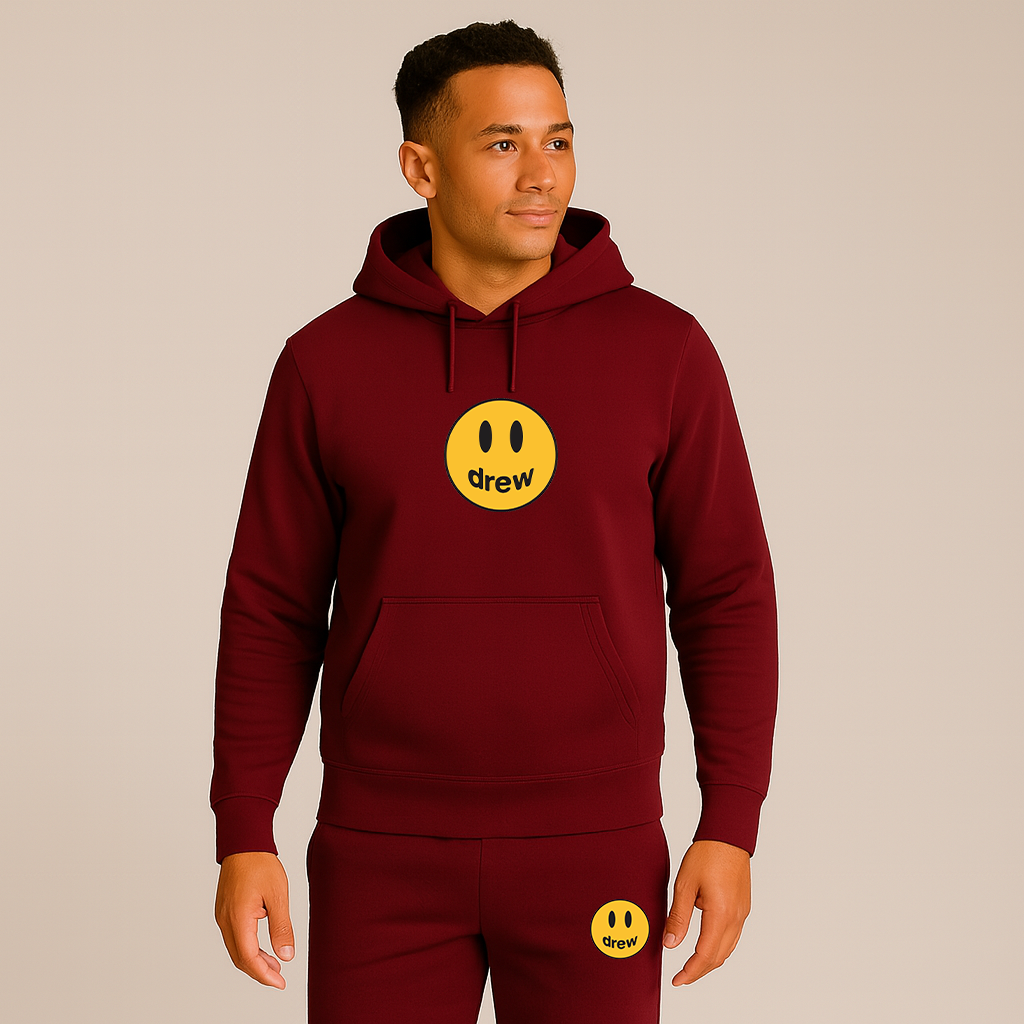 Men's Justin Bieber Drew Music Hoodie Joggers Set