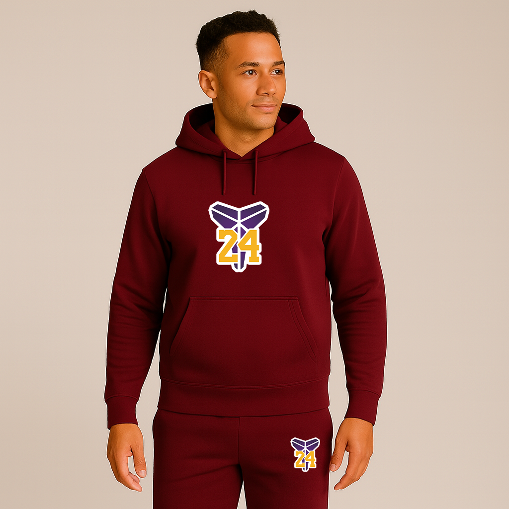 Men's Kobe Bryant Mamba 24 Hoodie Joggers Set