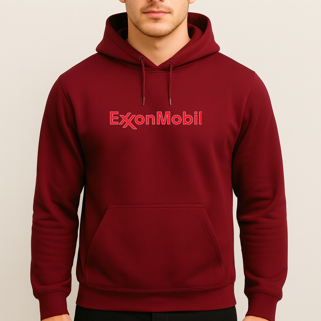 Men's Exxon Mobil Gas Station Pullover Hoodie