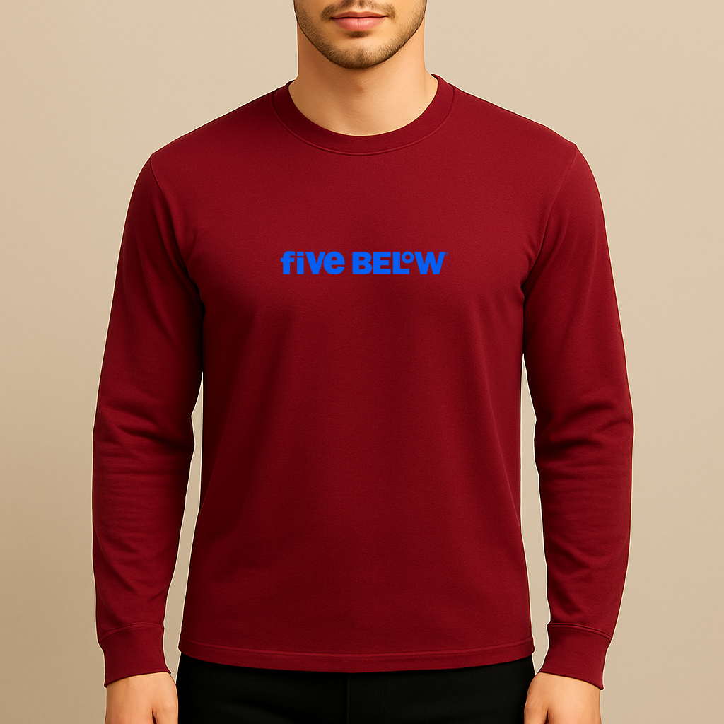 Men's Five Below Logo Long Sleeve T-Shirt