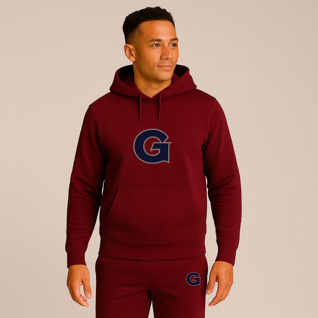 Men's Georgetown Hoyas Logo Hoodie Joggers Set