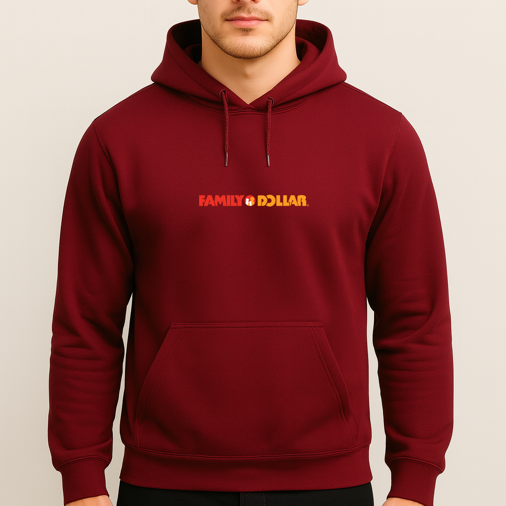 Men's Family Dollar Logo Pullover Hoodie