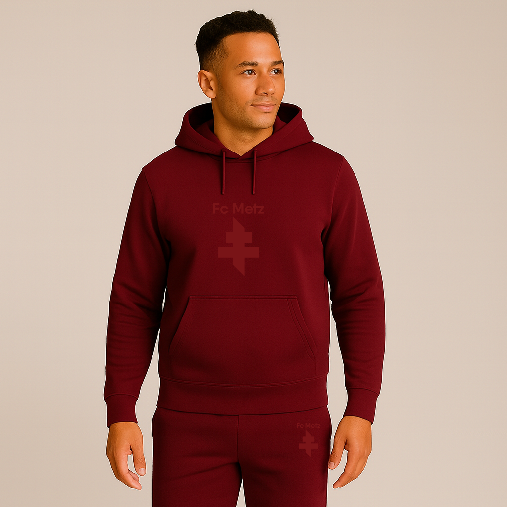 Men's FC Metz Soccer Logo Hoodie Joggers Set