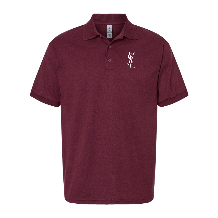 Men's YSL logo Dry Blend Polo