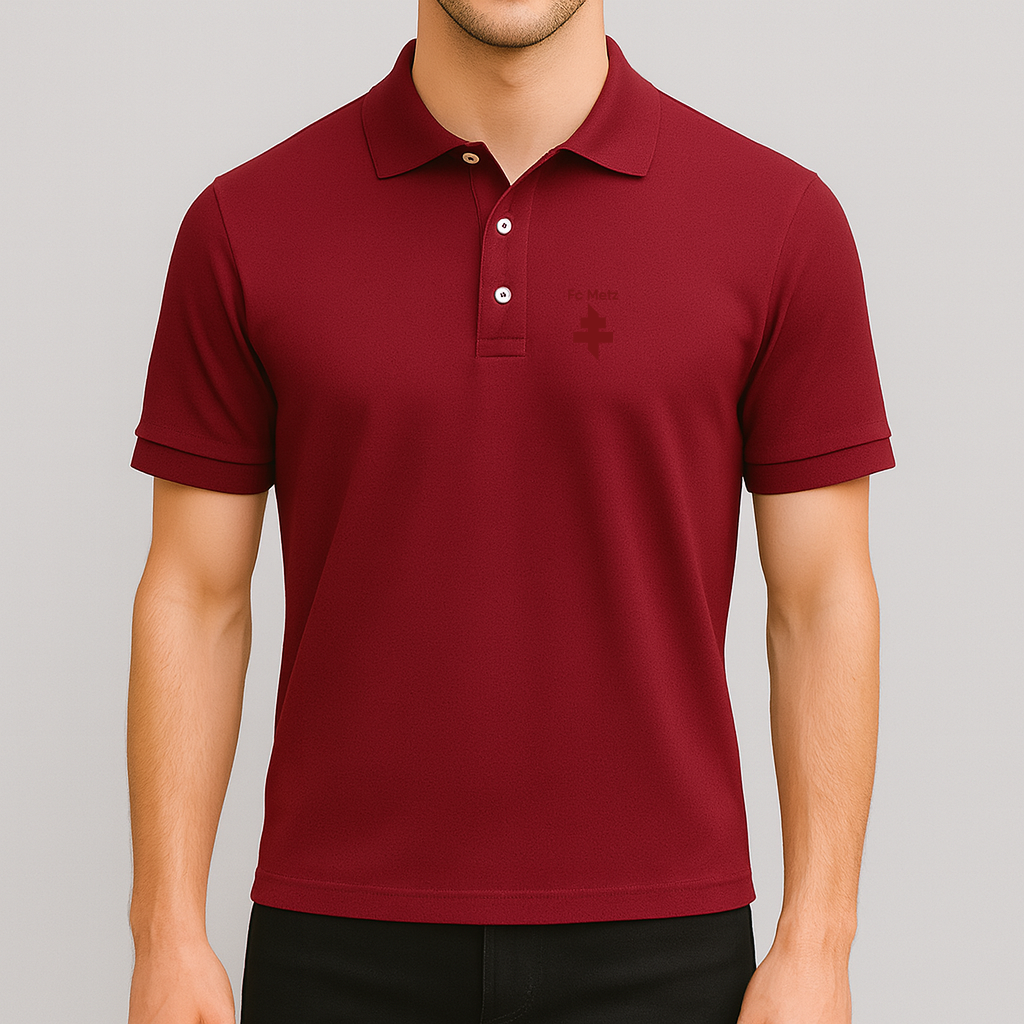 Men's FC Metz Soccer Logo Dry Blend Polo