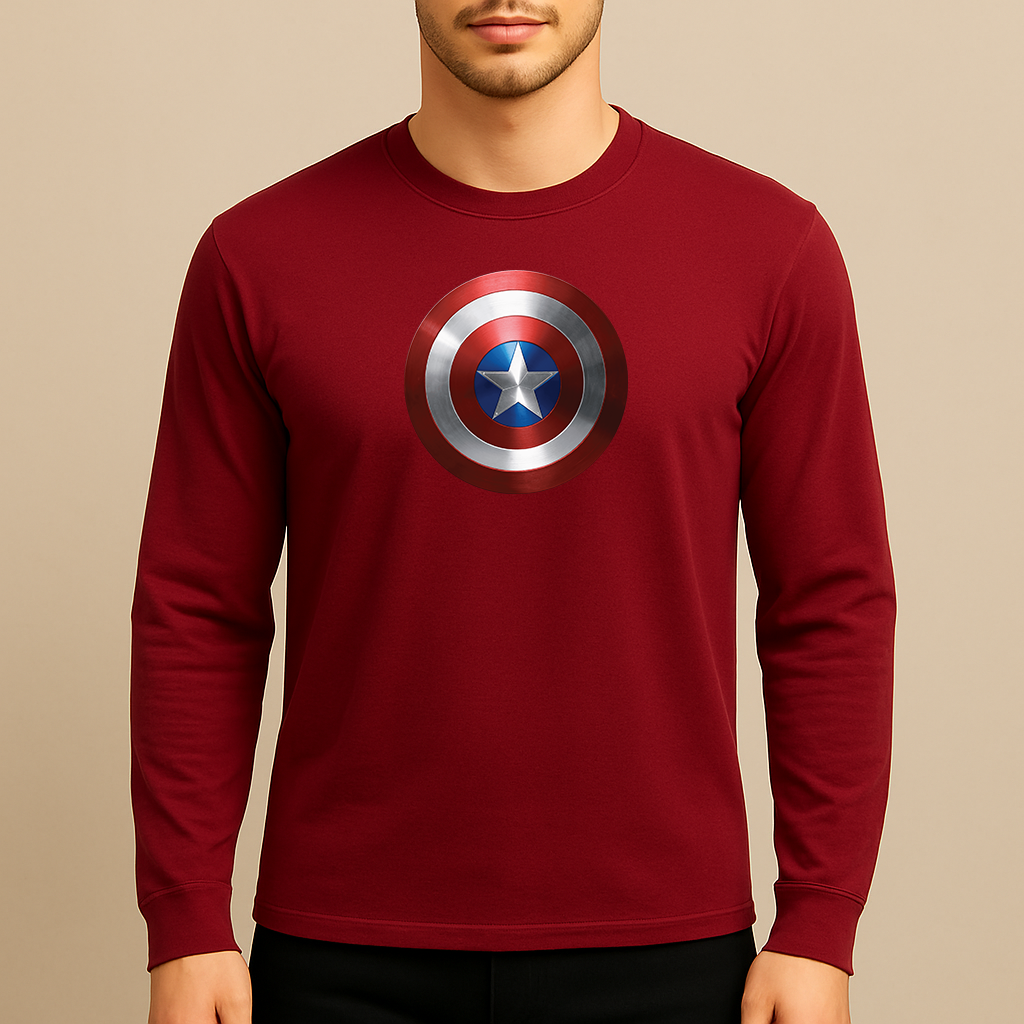 Captain America Long Sleeve T-Shirt