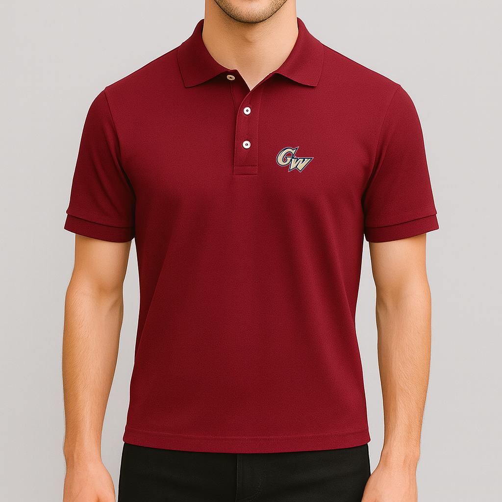 Men's George Washington Colonials Log Dry Blend Polo