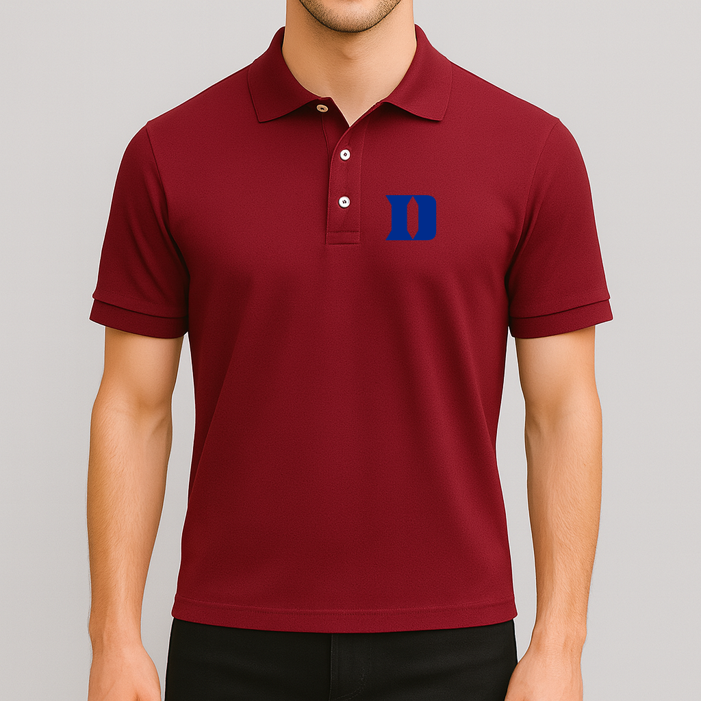 Men's Duke Blue Devils Logo Dry Blend Polo