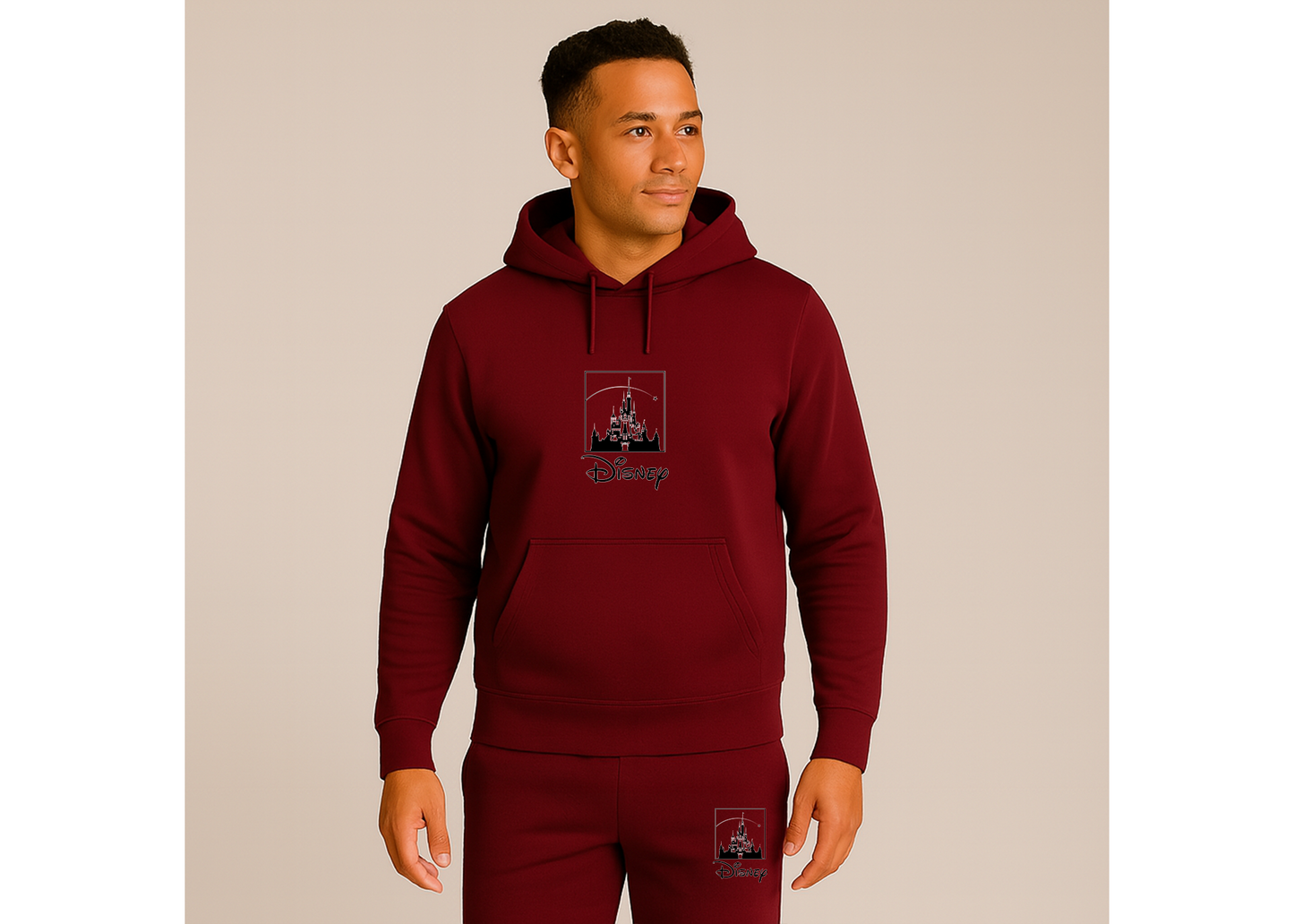 Men's Walt Disney Cartoon Hoodie Joggers Set