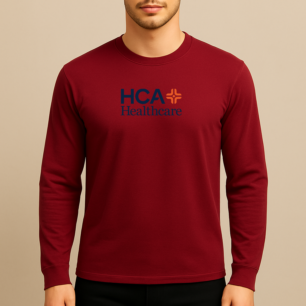 Men's HCA Healthcare Logo Long Sleeve T-Shirt