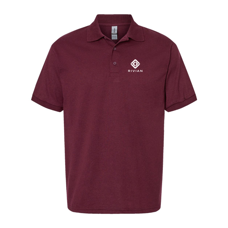 Men's Rivian Logo Dry Blend Polo