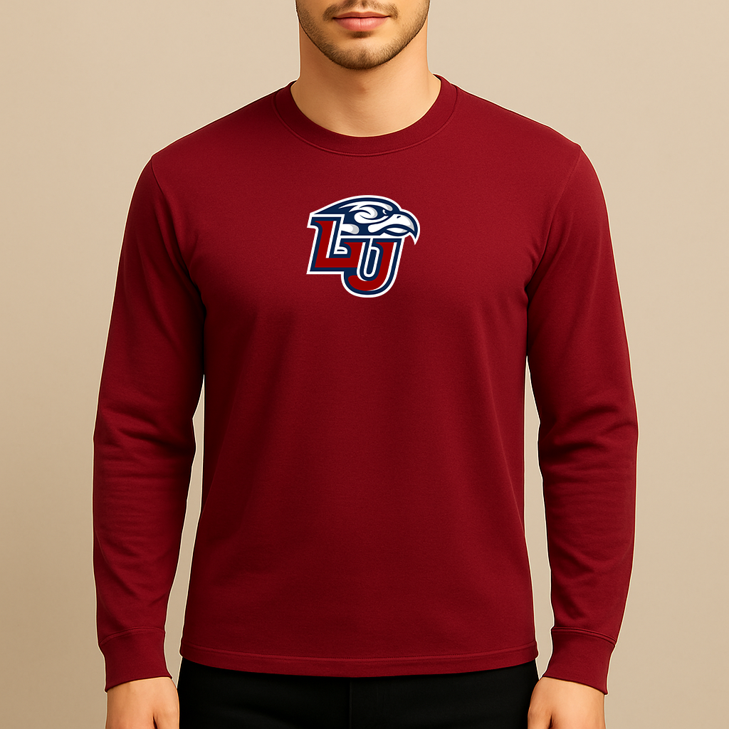 Men's Liberty Flames Logo Long Sleeve T-Shirt