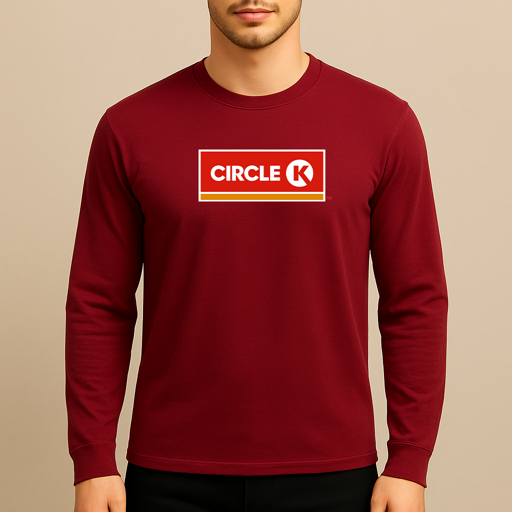 Men's Circle K Gas Station  Long Sleeve T-Shirt