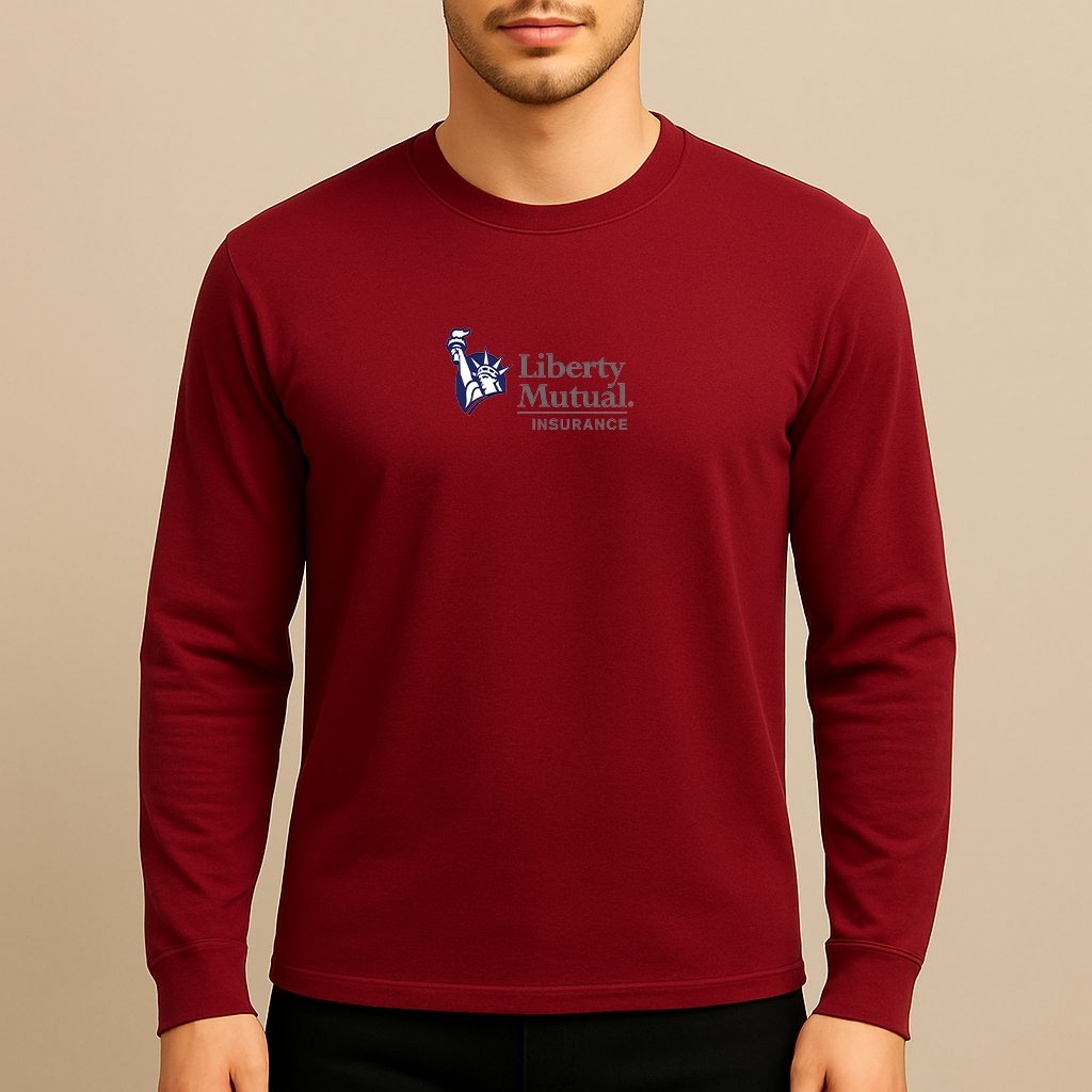 Men's Liberty Mutual Insurance Logo Long Sleeve T-Shirt