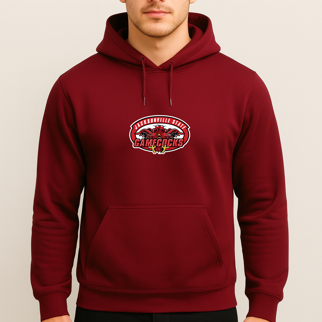 Men's Jacksonville State Gamecocks Logo Pullover Hoodie