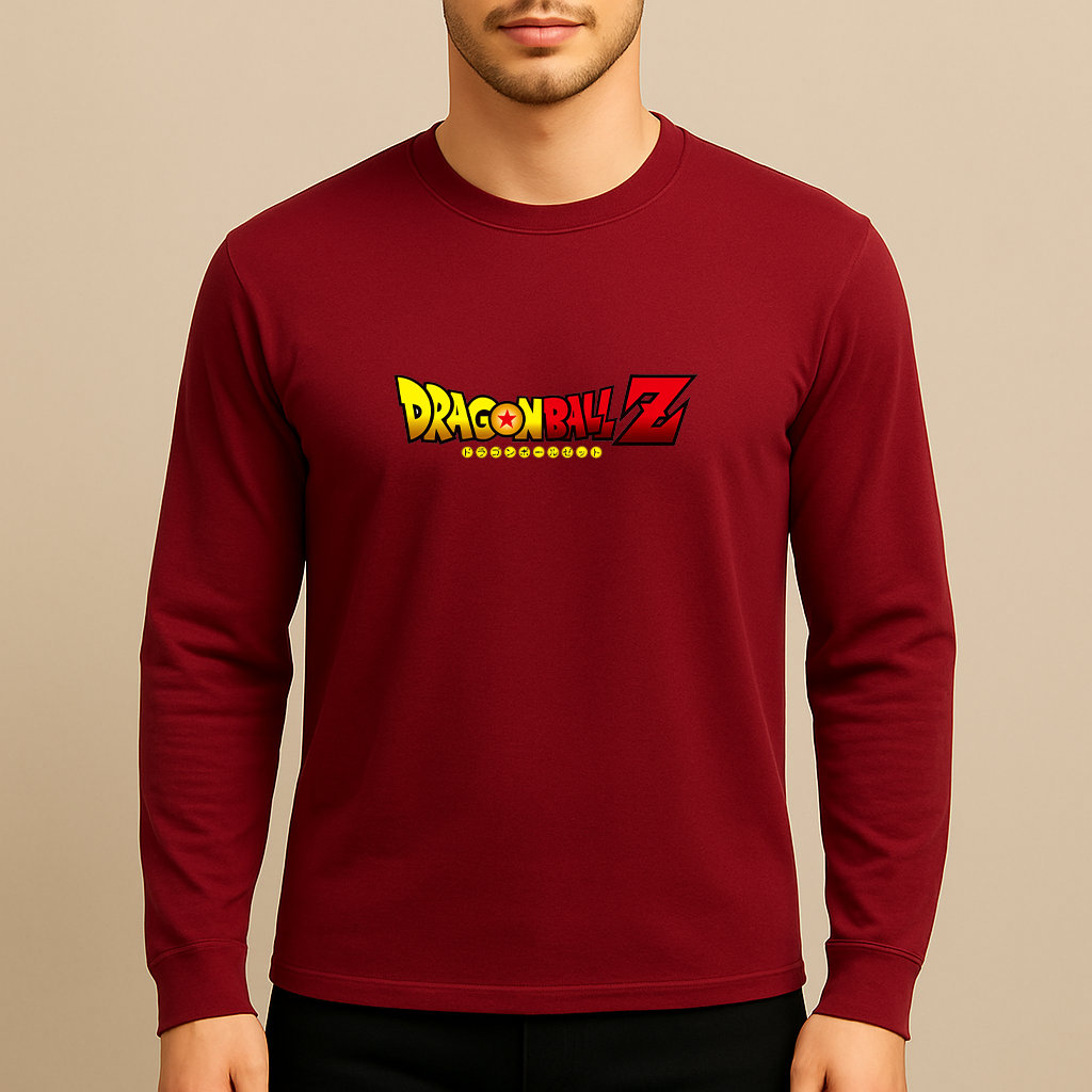 Men's Dragon Ball Z Title Long Sleeve T-Shirt