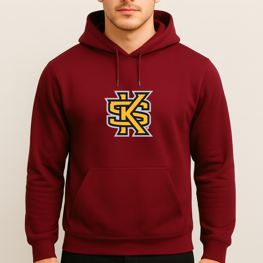 Men's Kennesaw State Owls Logo Pullover Hoodie