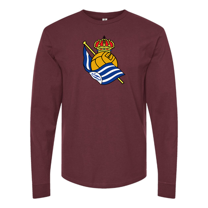 Men's Real Sociedad FC Long Sleeve T-Shirt
