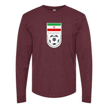 Men's Iran National Soccer Team Long Sleeve T-Shirt