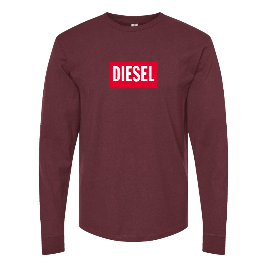 Men's Diesel Logo Long Sleeve T-Shirt