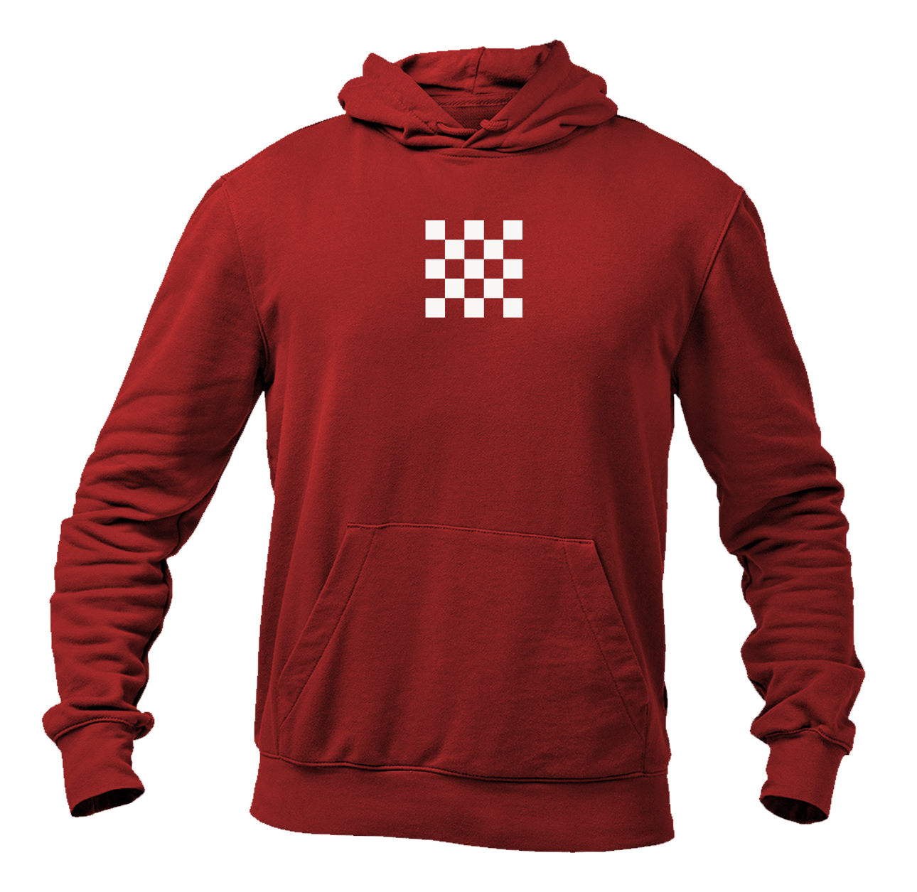 Men's Checker Motors Corporation Logo Pullover Hoodie
