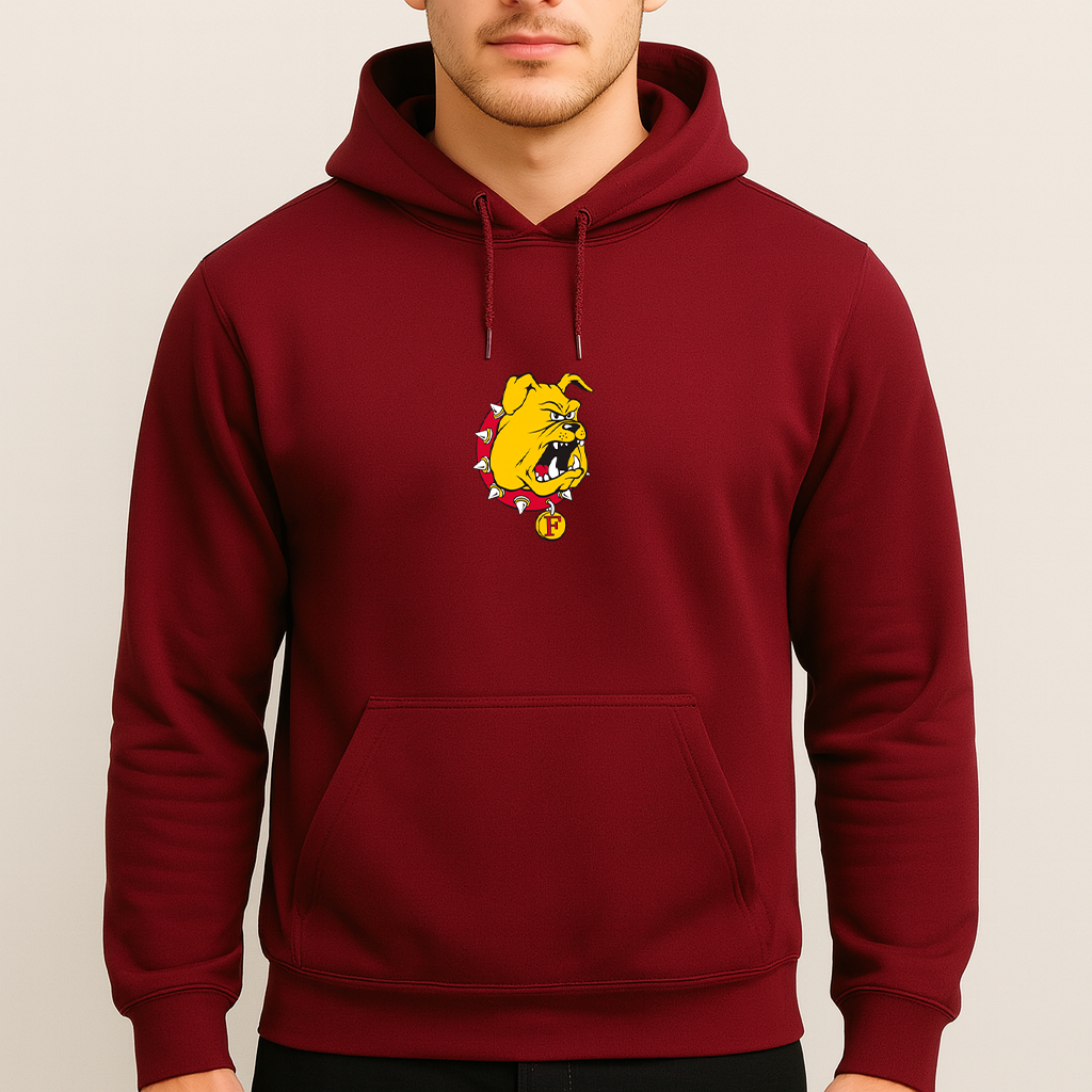 Men's Ferris State Bulldogs Logo Pullover Hoodie