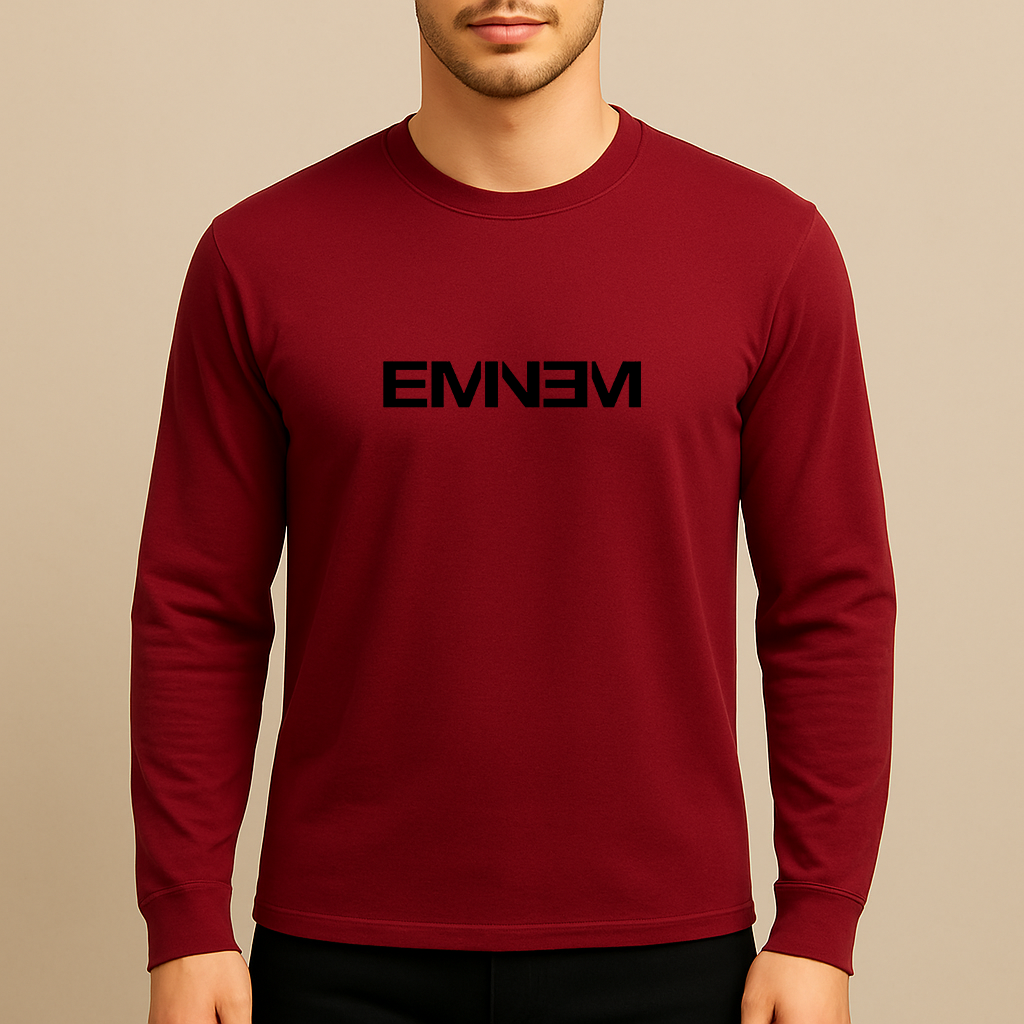 Men's Eminem Music Long Sleeve T-Shirt