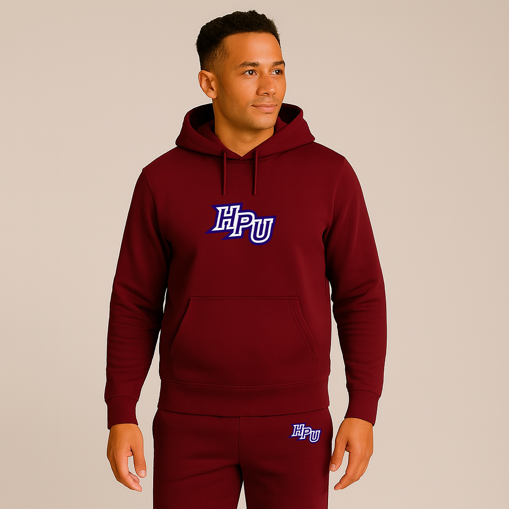Men's High Point Panthers Logo Hoodie Joggers Set
