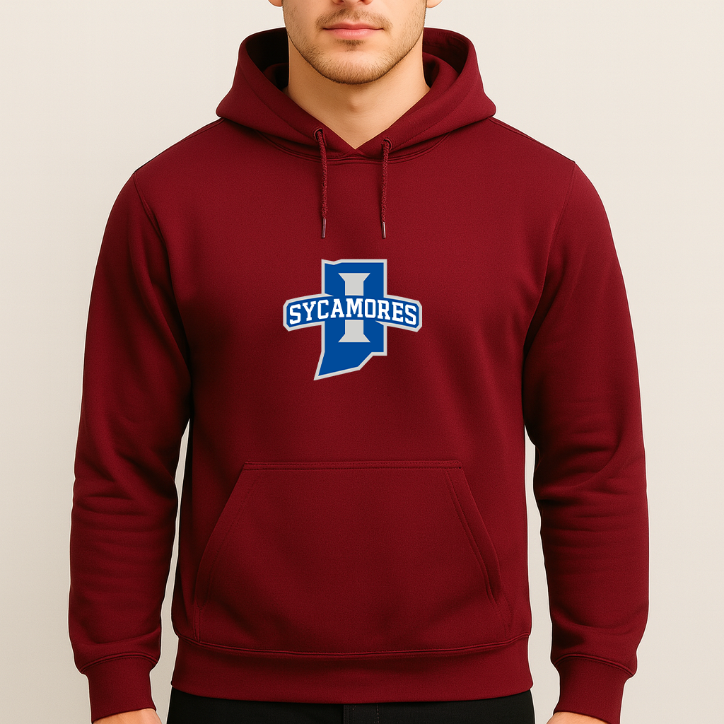 Men's Indiana State Sycamores Logo Pullover Hoodie