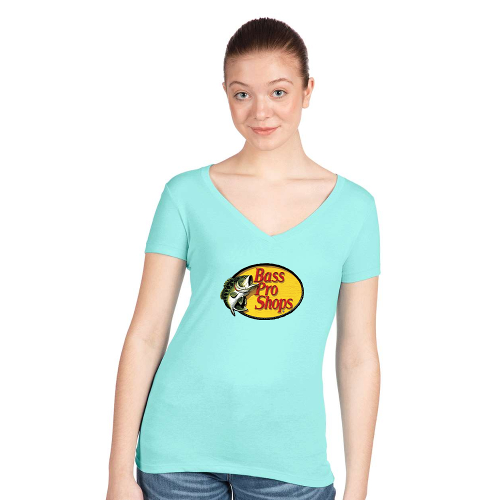 Women's Bass Pro Shops Logo Next Level V-Neck T-Shirt