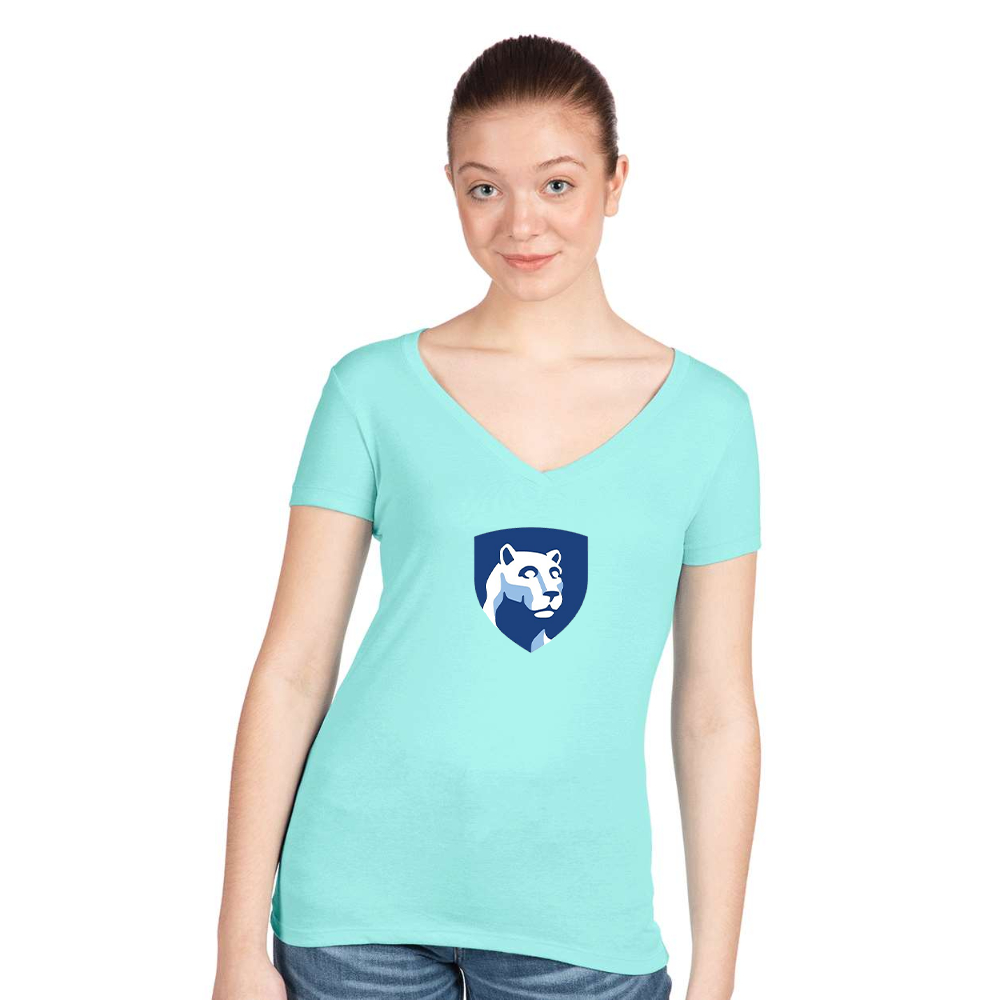 Women's Penn State Symbol  Next Level V-Neck T-Shir