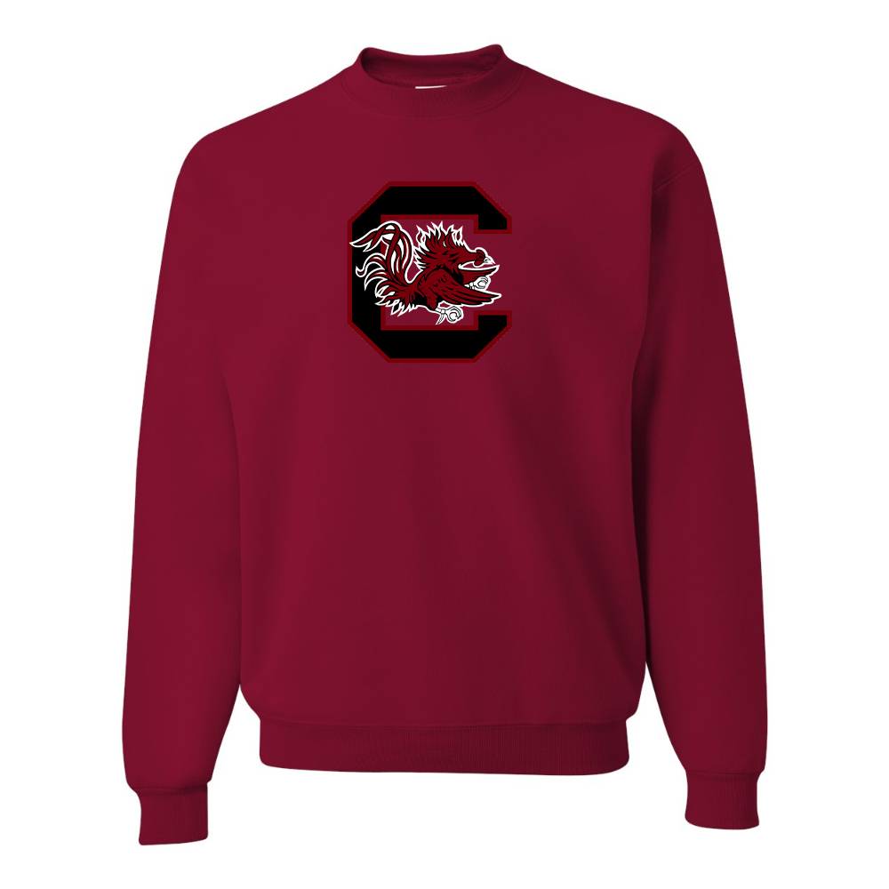Men's South Carolina Gamecocks Logo  JERZEES NuBlend Crewneck Sweatshirt