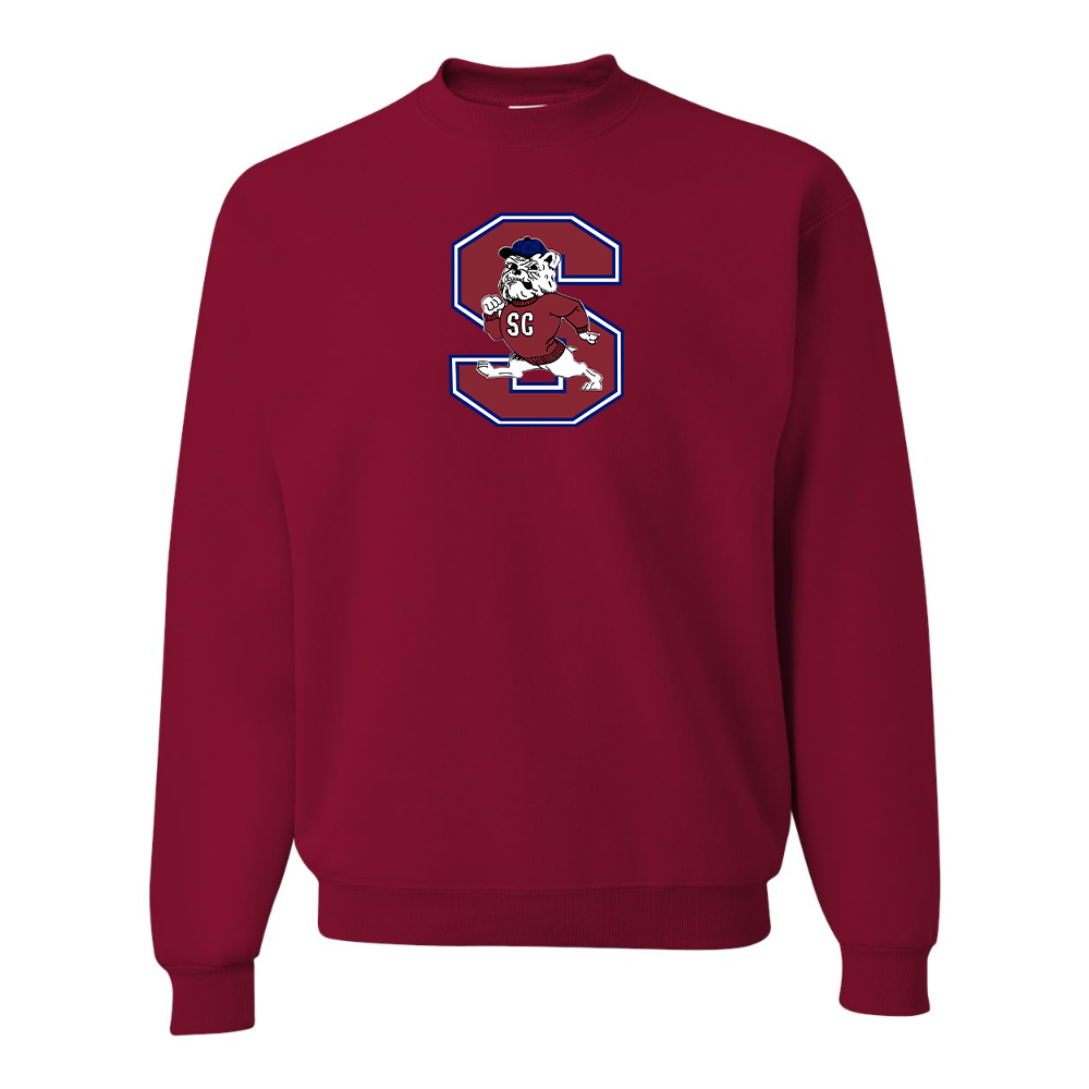 Men's South Carolina State Bulldogs Logo JERZEES NuBlend Crewneck Sweatshirt