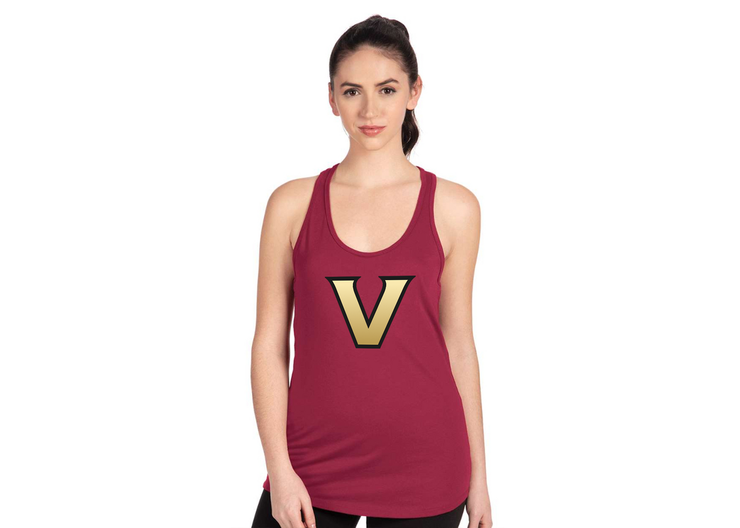 Women's Vanderbilt Commodores Next Level Ideal Racerback Tank