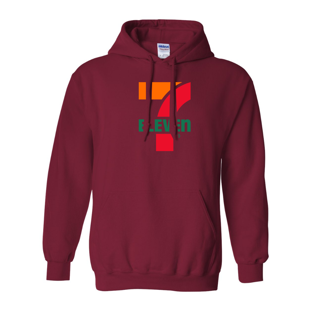 Men's 7 Eleven Logo Gildan  Heavy Blend Hooded Sweatshirt