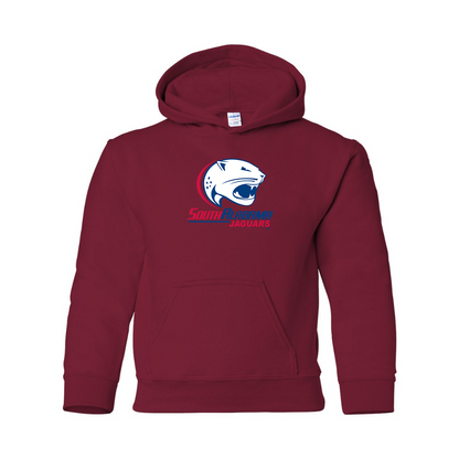 Youth South Alabama Jaguars Logo Gildan Heavy Blend  Hooded Sweatshirt