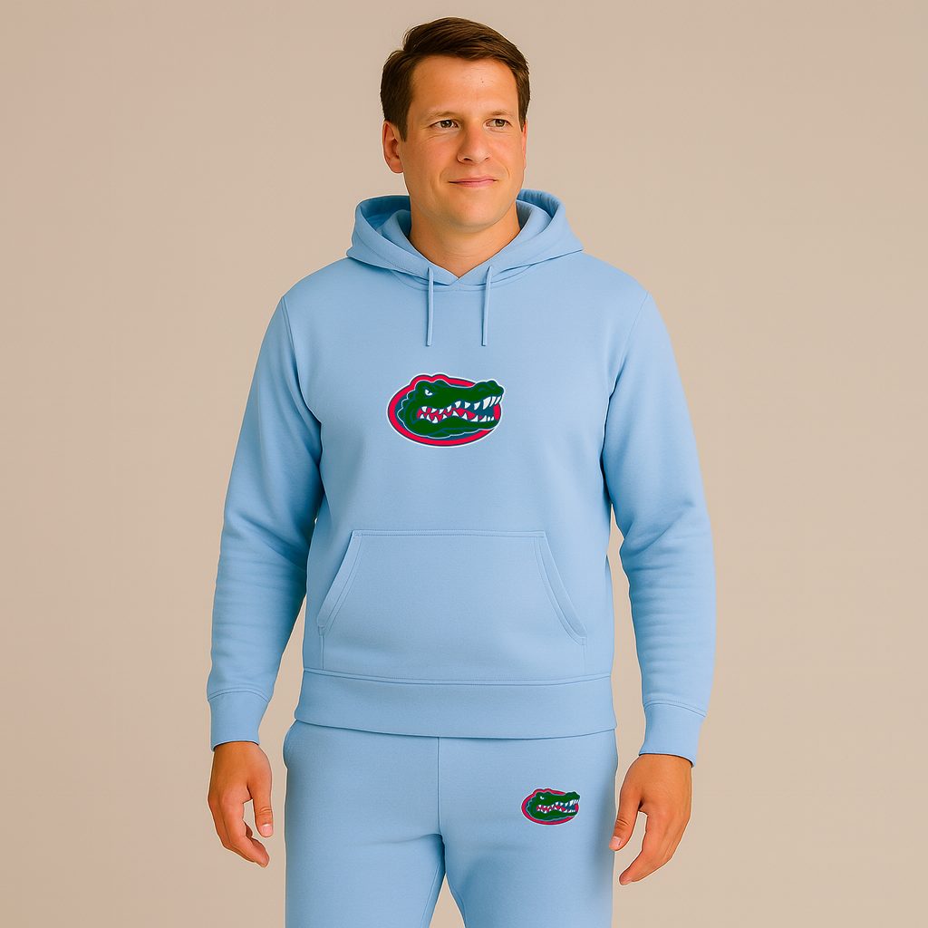 Men's Florida Gators Logo Hoodie Joggers Set