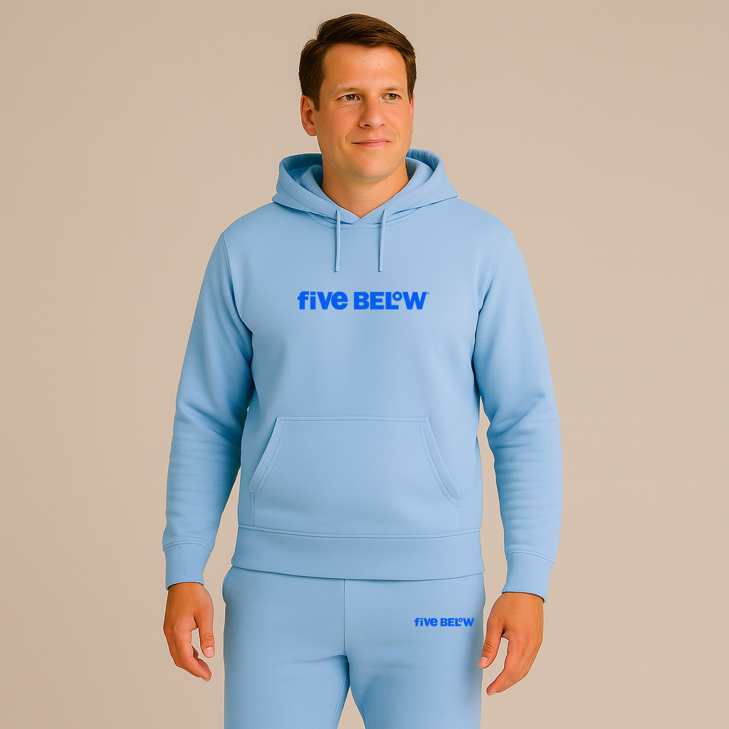 Men's Five Below Logo Hoodie Joggers Set