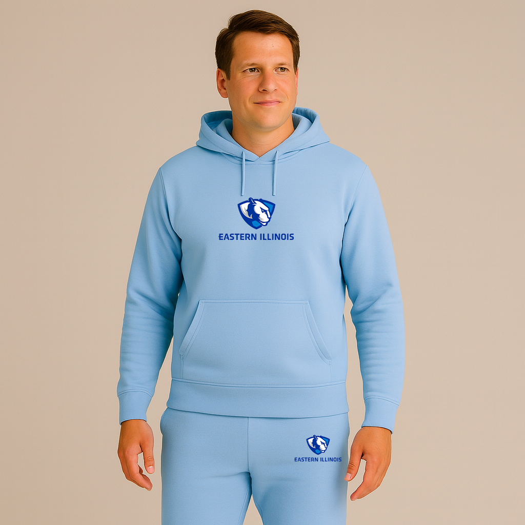 Men's Eastern Illinois Panthers Logo Hoodie Joggers Set