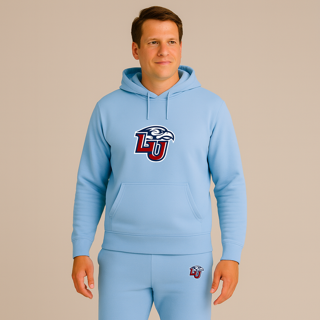 Men's Liberty Flames Logo Hoodie Joggers Set