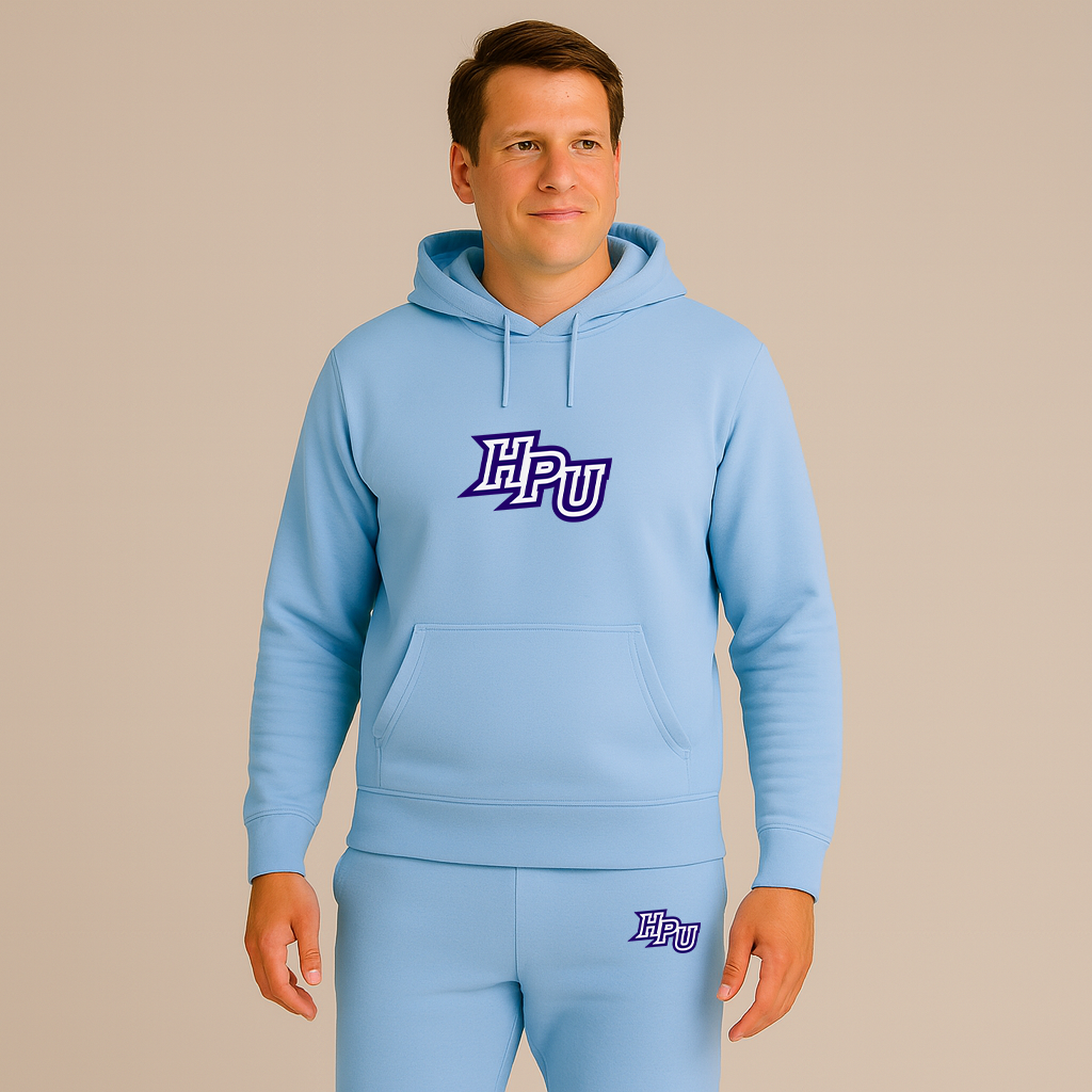 Men's High Point Panthers Logo Hoodie Joggers Set