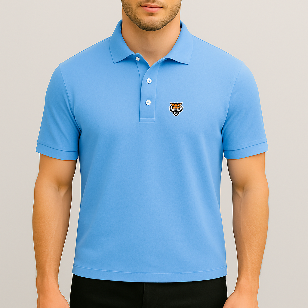 Men's Idaho State Bengals Logo Dry Blend Polo