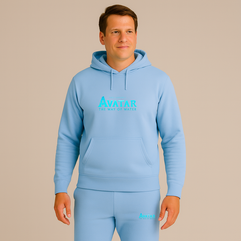 Men's James Cameron Avatar The Way of Water Hoodie Joggers Set