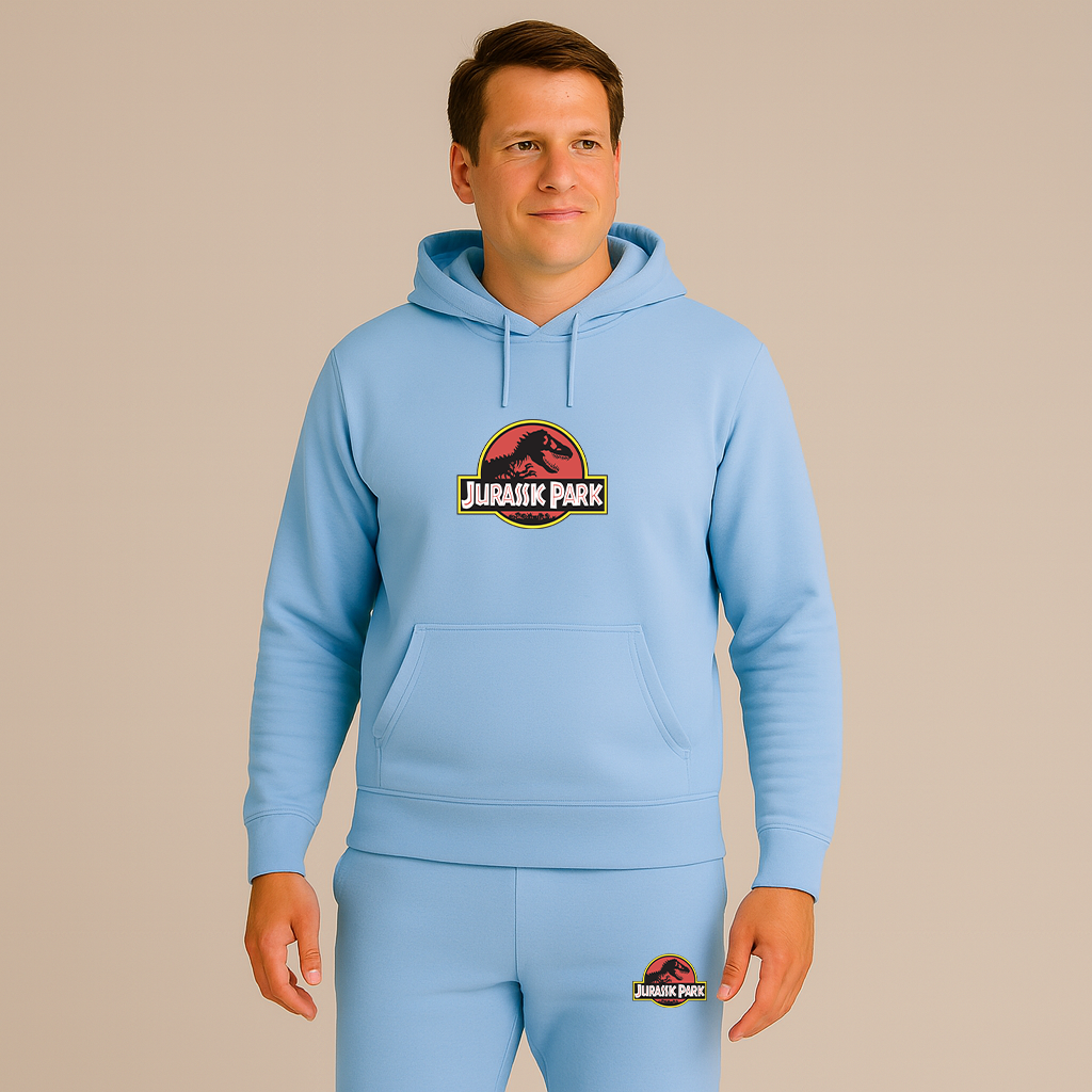 Men's Jurassic Park Movie Hoodie Joggers Set