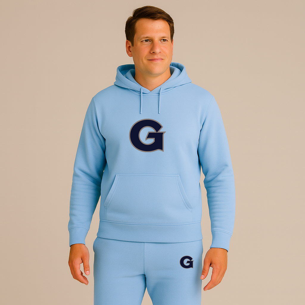 Men's Georgetown Hoyas Logo Hoodie Joggers Set